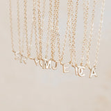 Tiny Initial Necklace