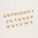 Tiny Initial Necklace