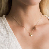 Tiny Lock Necklace