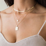 Tiny Lock Necklace