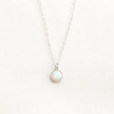 Round Opal Necklace