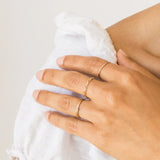 Tiny Solitaire Ring