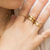 Tiny Solitaire Ring