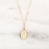 Tiny Virgin Mary Necklace