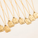 Zodiac Tag Necklace