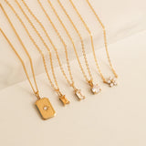 Hanging Solitaire Necklace