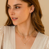 Classic CZ Huggie Hoop Earrings