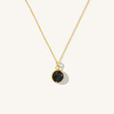 Tiny Druzy Necklace