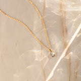 Hanging Solitaire Necklace