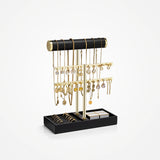 Quiet Luxe 2-Tier Jewelry Holder Organizer with Tray