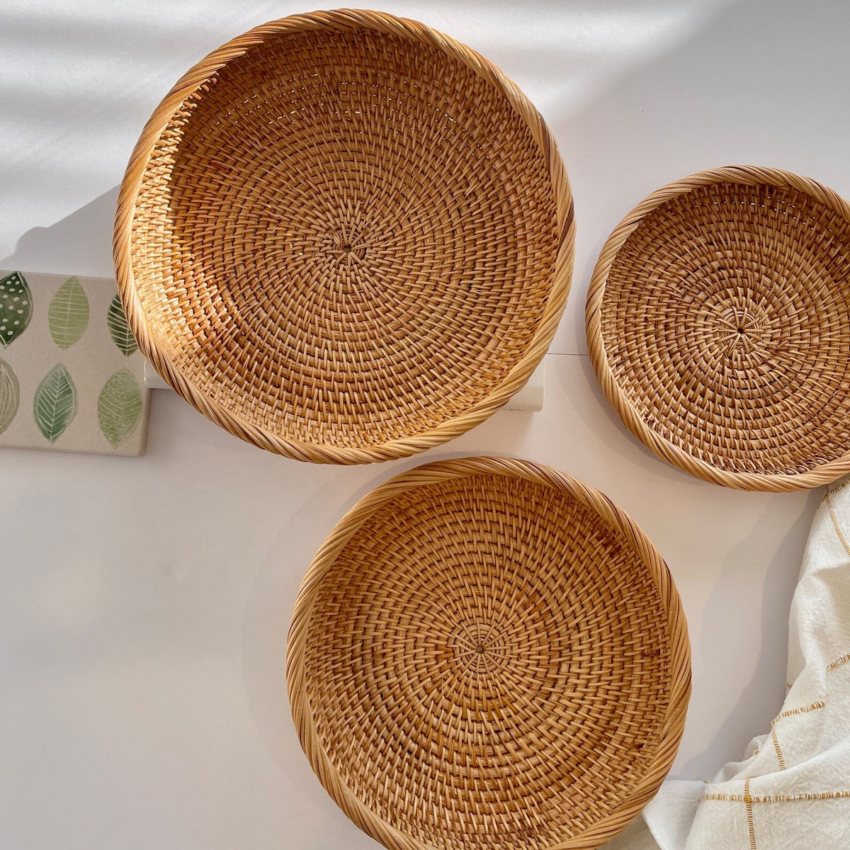 Round Rattan Catchall