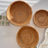 Round Rattan Catchall