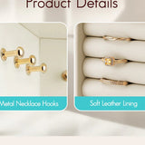 Quiet Luxe 360° Rotating Jewelry Organizer & Display Box