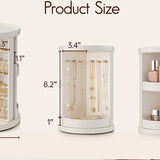 Quiet Luxe 360° Rotating Jewelry Organizer & Display Box