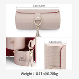 3-Layer Rotating Travel Jewelry Organizer