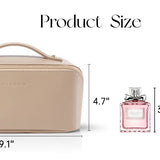 Travel Makeup & Toiletry Bag – Large PU Leather Cosmetic Organizer