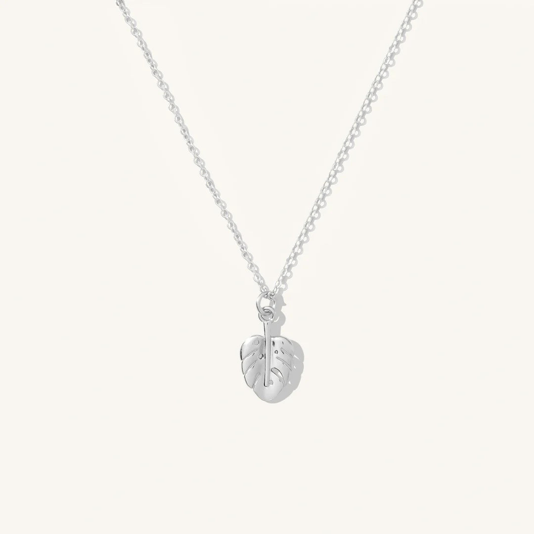 Monstera Leaf Necklace