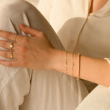 Twisted Lace Chain Bracelet