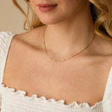 Thin Box Chain Necklace