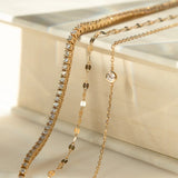 Twisted Lace Chain Bracelet