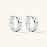 Starburst Huggie Earrings