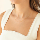 Thin Curb Chain Necklace