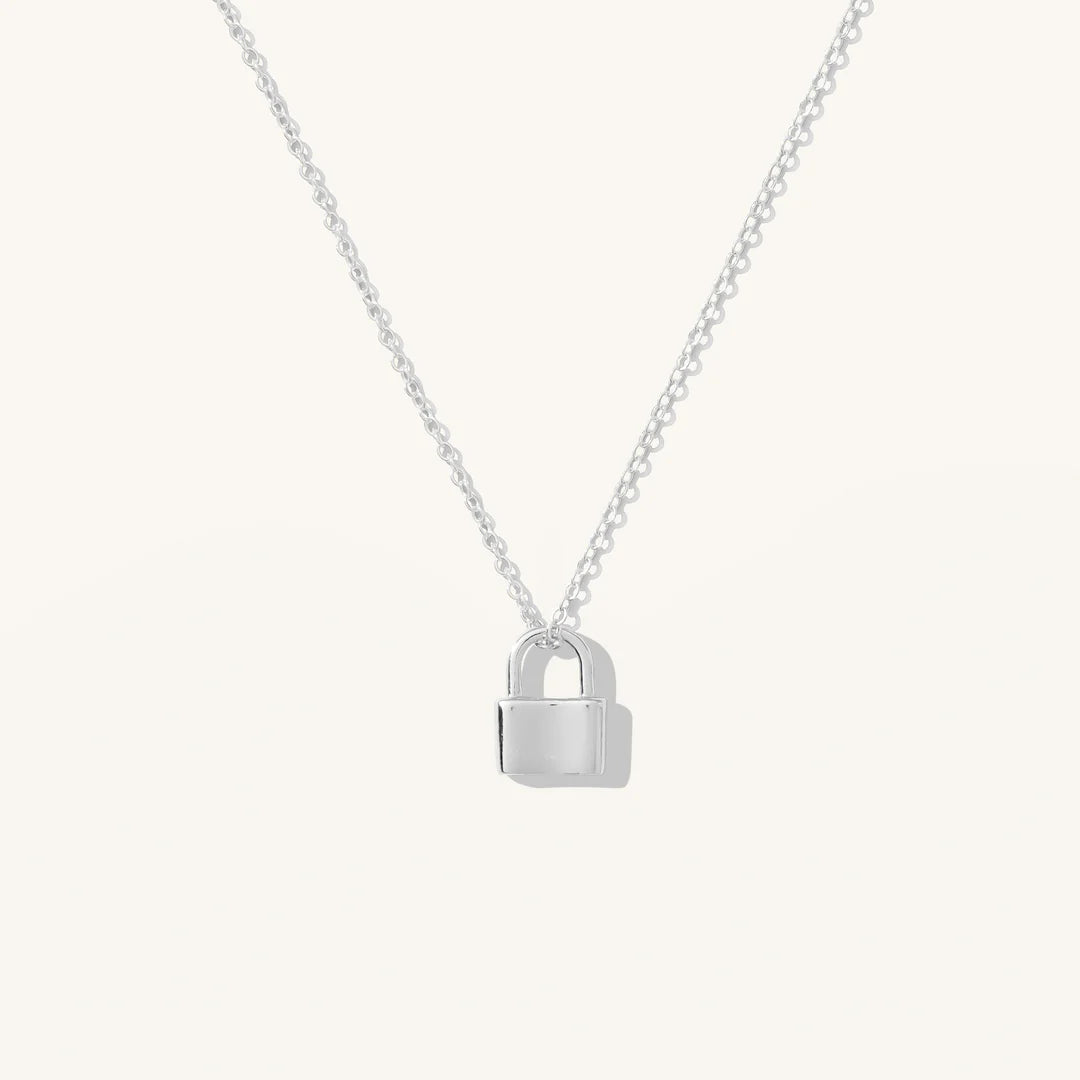 Tiny Lock Necklace