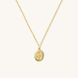 Tiny Virgin Mary Necklace